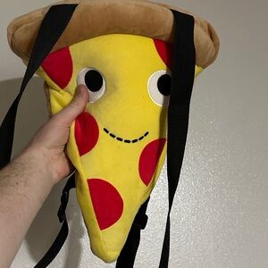 Smiley Pizza Slice Backpack